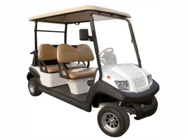 Carro de golf 4 pasajeros Blanco Crossem