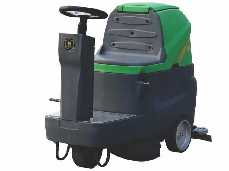 Fregadora de pisos eléctrica para desinfección de virus