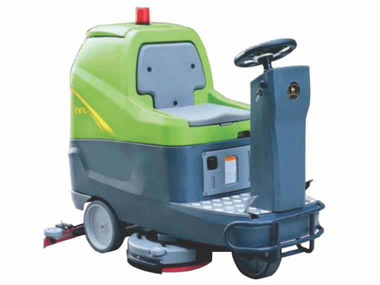 Fregadora de pisos eléctrica para desinfección de virus